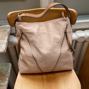 Blush Pink Leather Purse